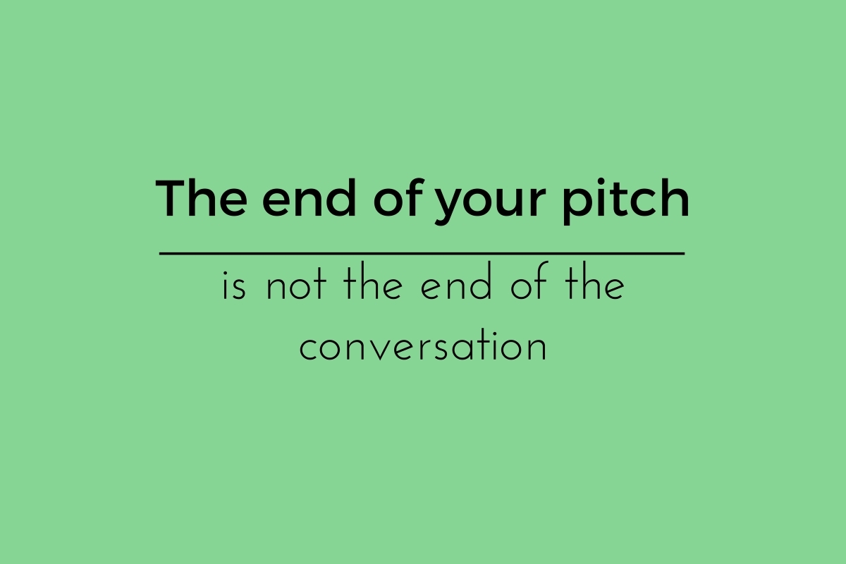how to end a pitch presentation examples